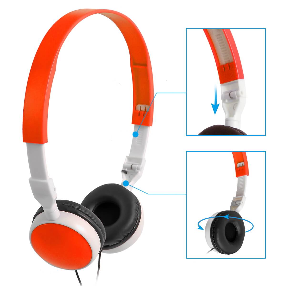 Kids Headphones in Bulk 25 Pack for Classroom Library Hospital